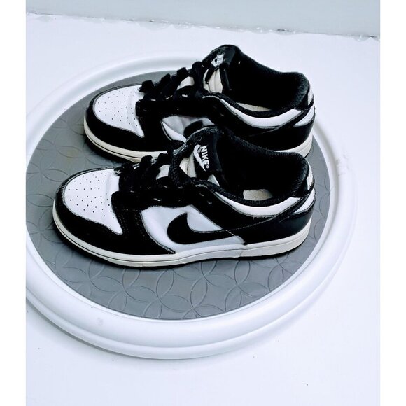 Nike Dunk Low Toddler Shoes Size 8C Black & White - Picture 6 of 6